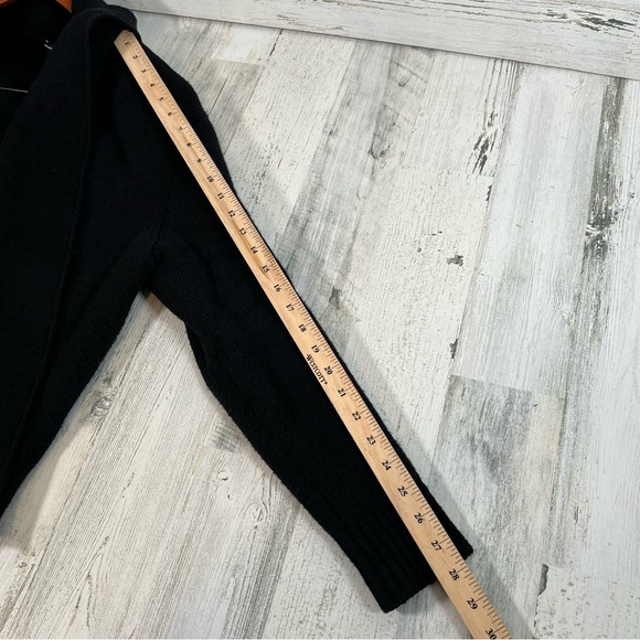 Standard James Perse Women’s Open Cardigan Sweater Black Size 0 XS WBSB2507 - Picture 5 of 6